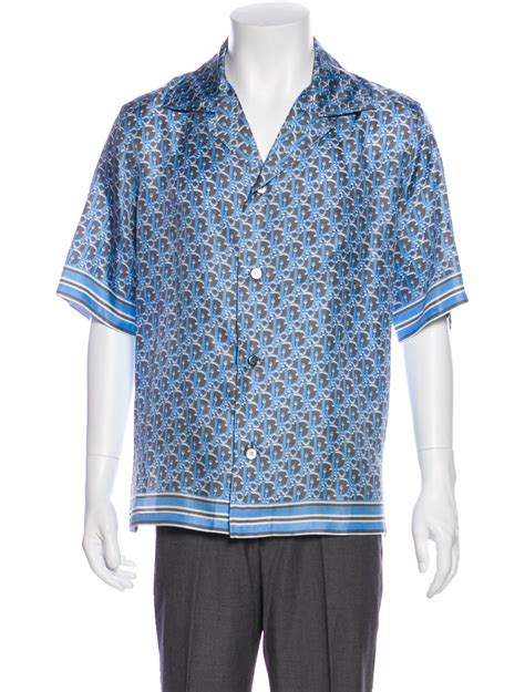 dior blue silk shirt|christian dior men's shirt price.